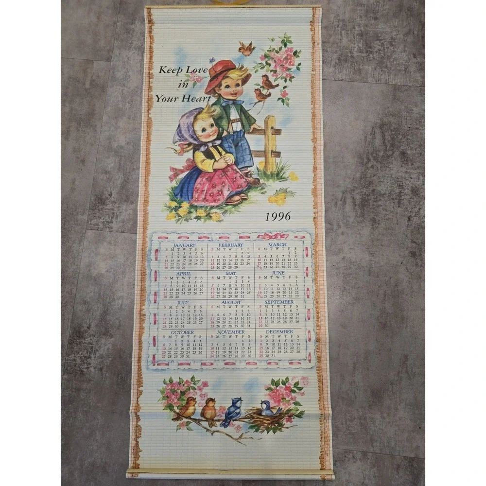 Vintage Scroll Calendar 1995/96 Bears 